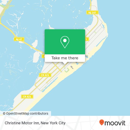 Mapa de Christine Motor Inn
