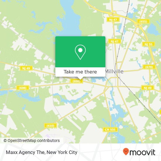Mapa de Maxx Agency The