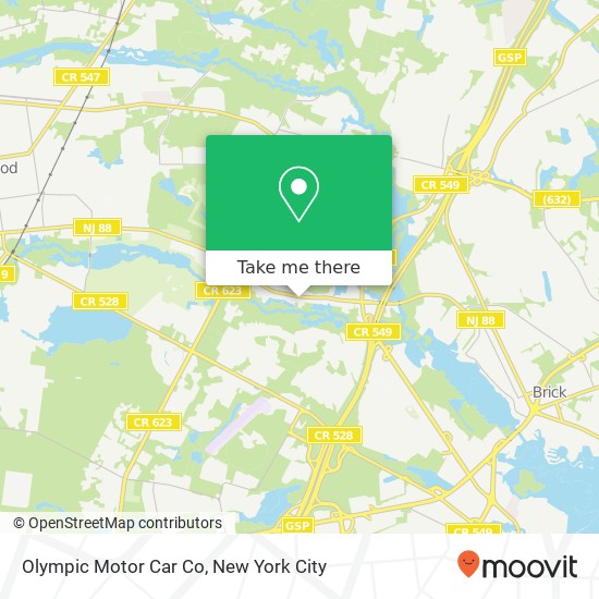 Olympic Motor Car Co map