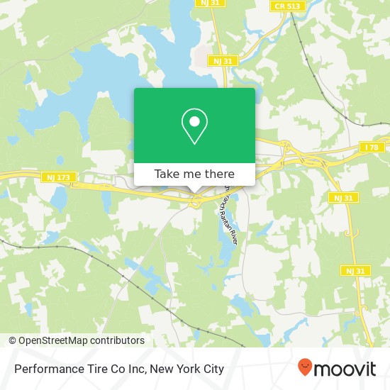 Performance Tire Co Inc map