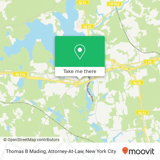 Thomas B Mading, Attorney-At-Law map