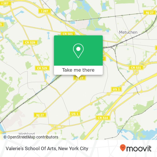 Valerie's School Of Arts map