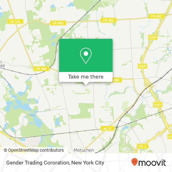 Gender Trading Cororation map