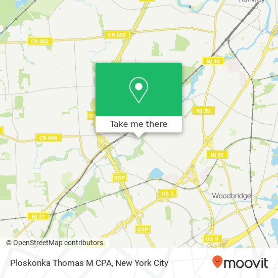 Ploskonka Thomas M CPA map