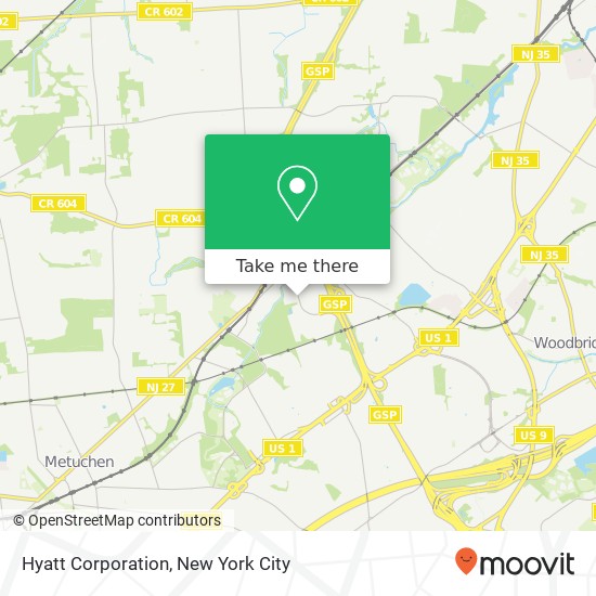 Mapa de Hyatt Corporation