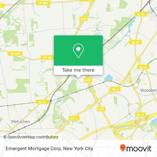 Mapa de Emergent Mortgage Corp