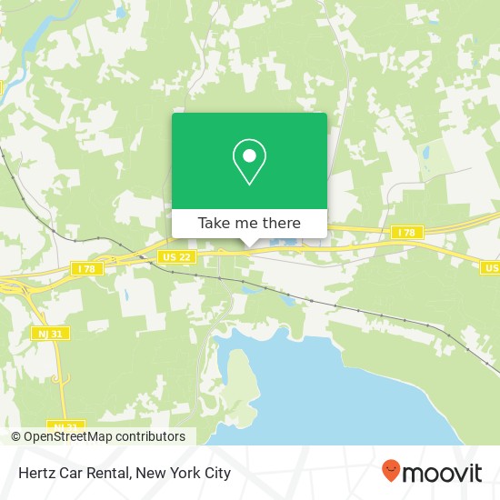 Hertz Car Rental map