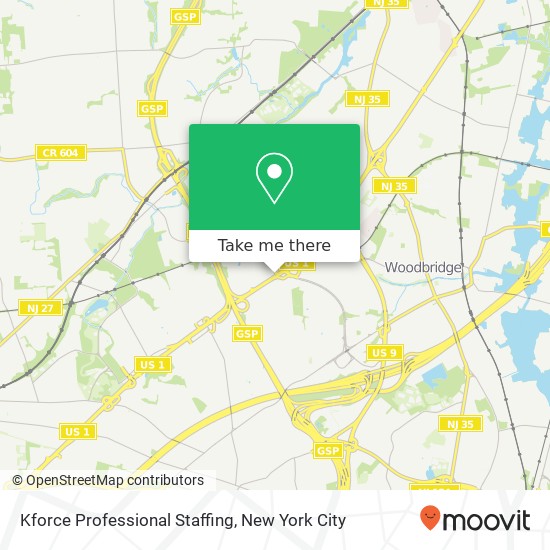 Kforce Professional Staffing map