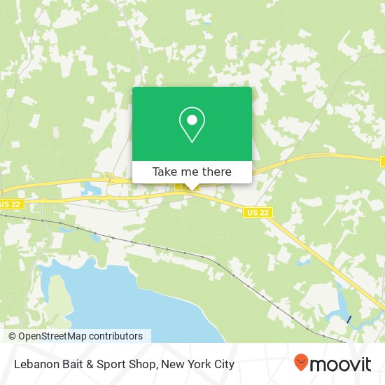 Lebanon Bait & Sport Shop map