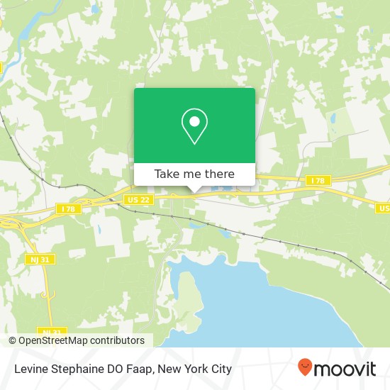 Levine Stephaine DO Faap map