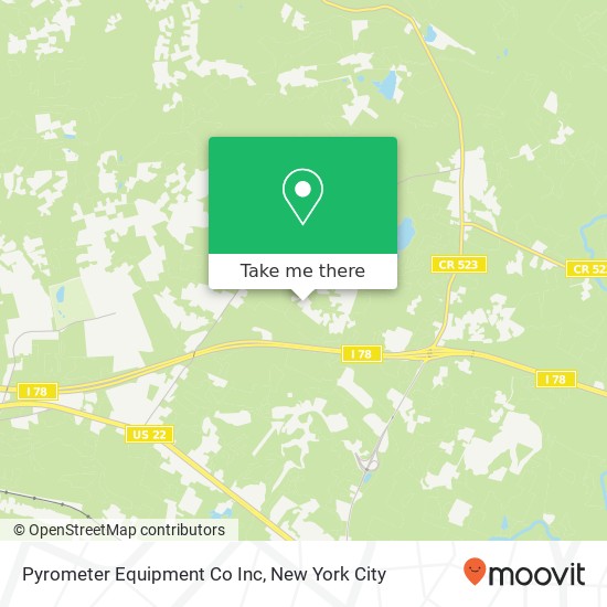 Pyrometer Equipment Co Inc map