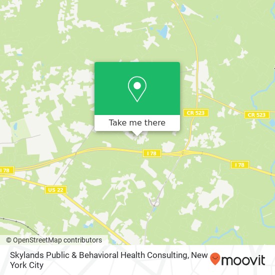 Mapa de Skylands Public & Behavioral Health Consulting