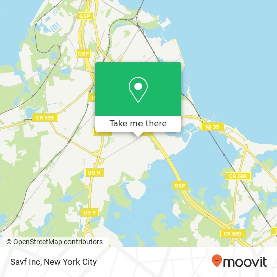 Savf Inc map
