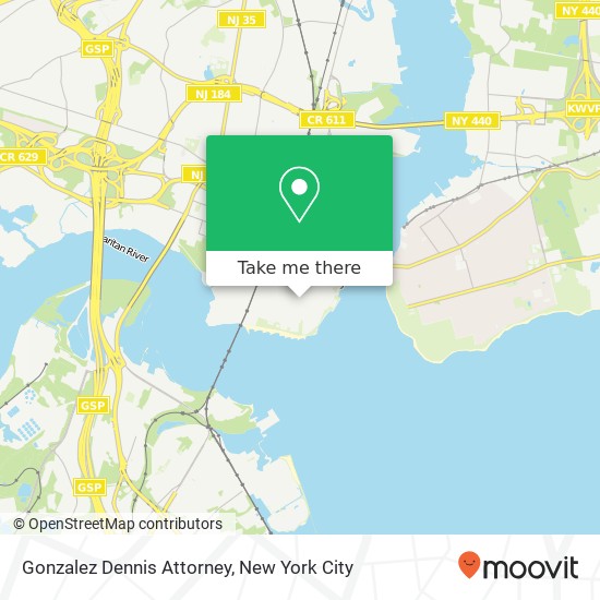 Mapa de Gonzalez Dennis Attorney