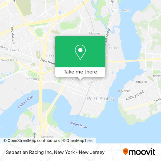 Sebastian Racing Inc map