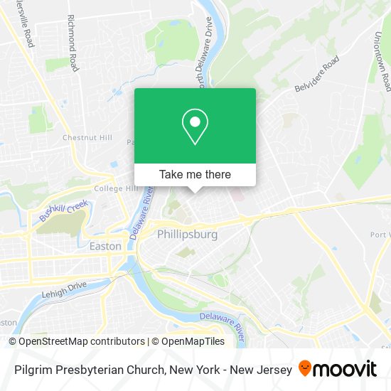 Pilgrim Presbyterian Church map