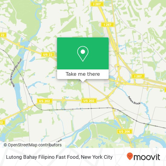 Mapa de Lutong Bahay Filipino Fast Food