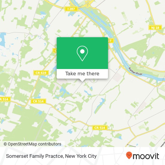 Somerset Family Practce map