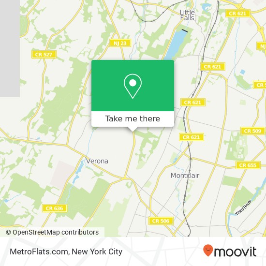 MetroFlats.com map