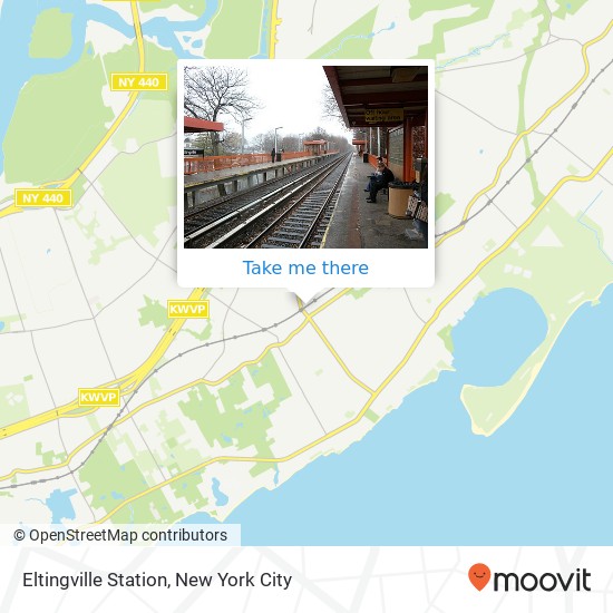 Eltingville Station map