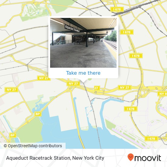 Aqueduct Racetrack Station map