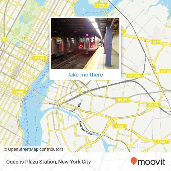 Queens Plaza Station map