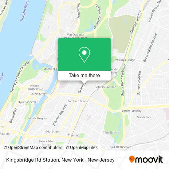 Kingsbridge Rd Station map