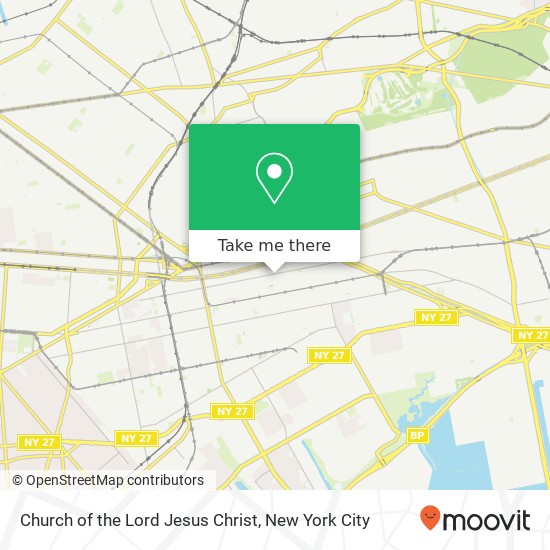 Church of the Lord Jesus Christ map