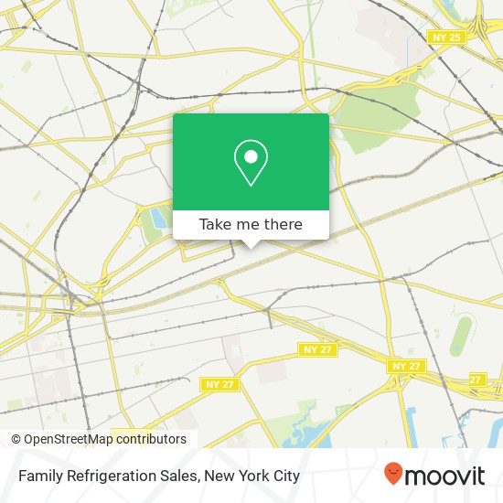 Family Refrigeration Sales map