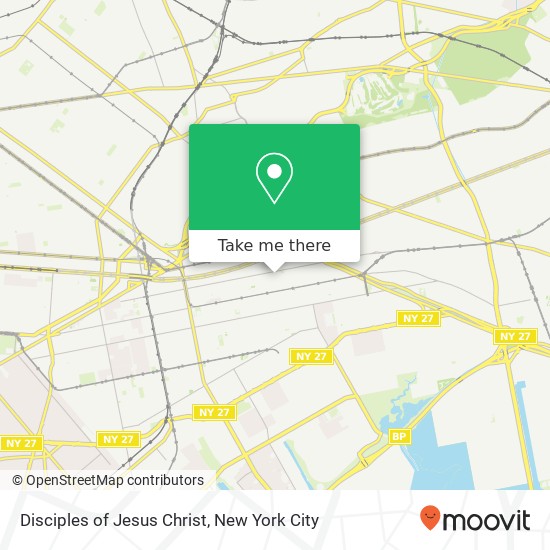 Disciples of Jesus Christ map