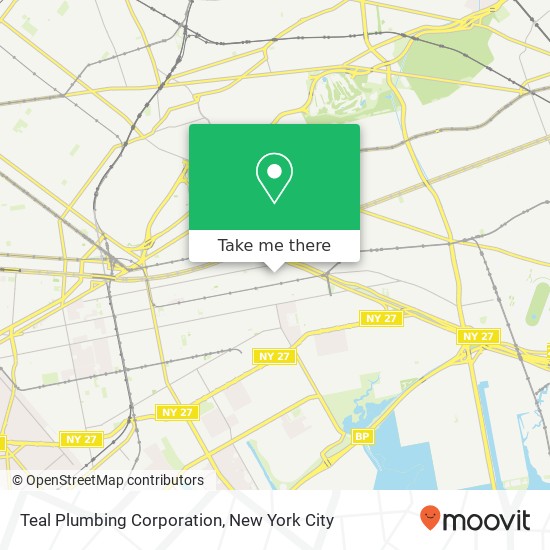 Mapa de Teal Plumbing Corporation