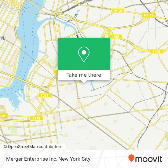 Merger Enterprise Inc map