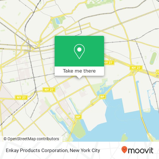 Enkay Products Corporation map
