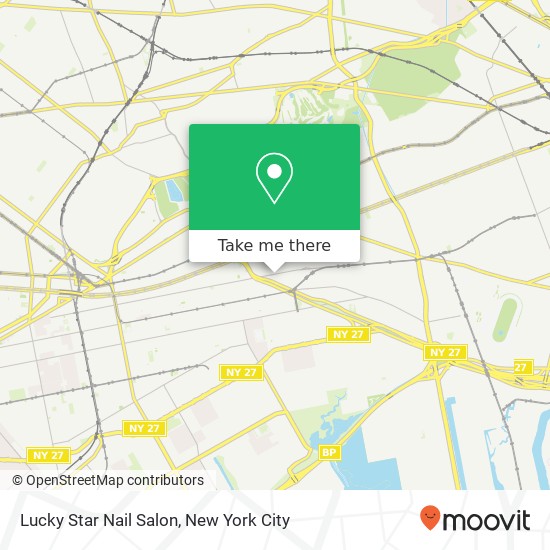 Lucky Star Nail Salon map