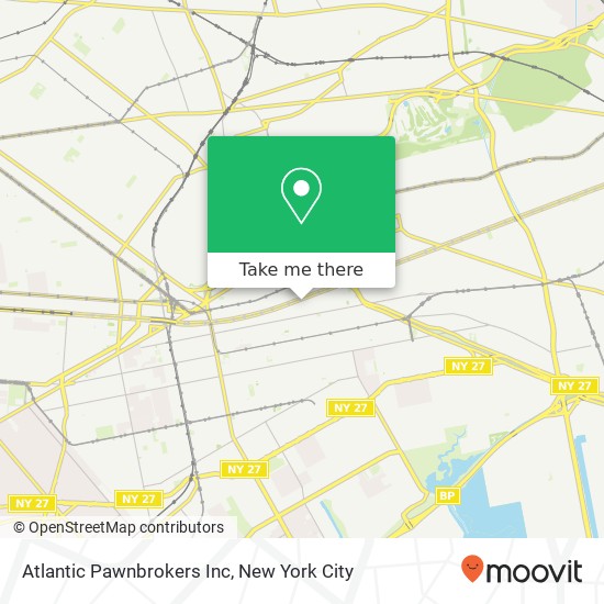 Atlantic Pawnbrokers Inc map