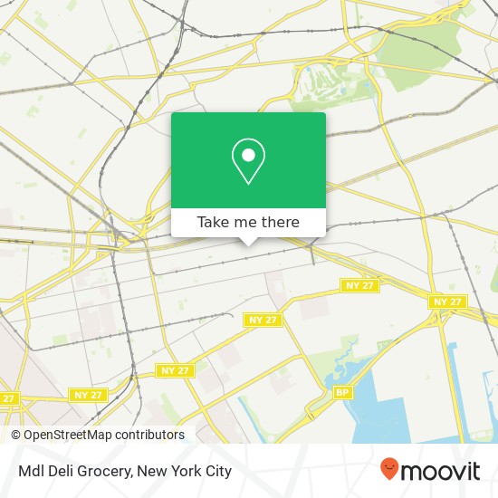 Mdl Deli Grocery map