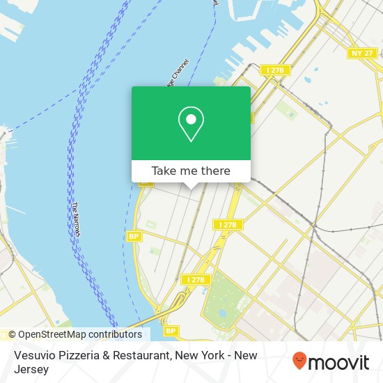 Mapa de Vesuvio Pizzeria & Restaurant