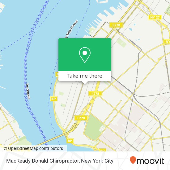 MacReady Donald Chiropractor map