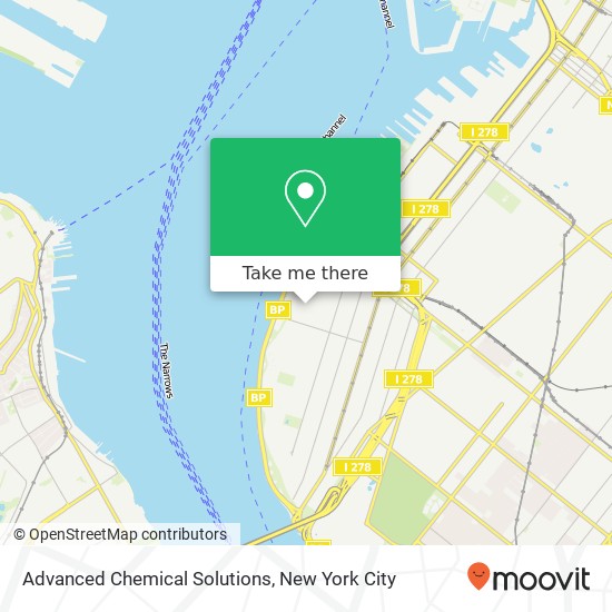 Mapa de Advanced Chemical Solutions