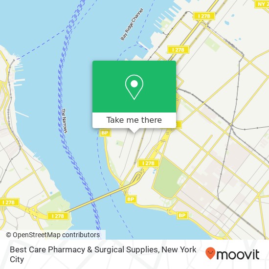 Mapa de Best Care Pharmacy & Surgical Supplies