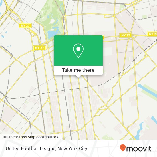 United Football League map