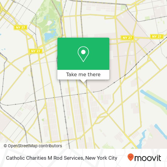 Mapa de Catholic Charities M Rod Services