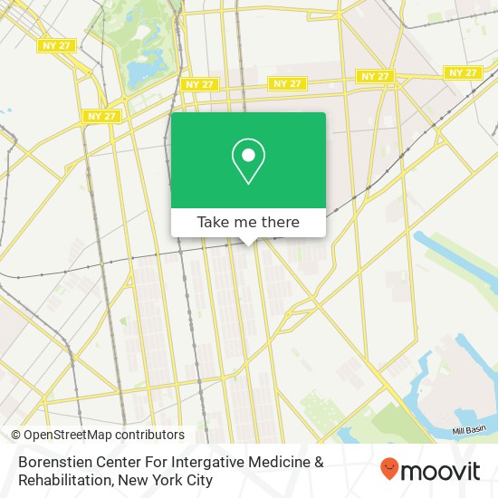 Mapa de Borenstien Center For Intergative Medicine & Rehabilitation