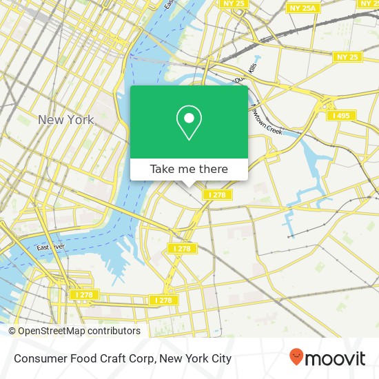 Mapa de Consumer Food Craft Corp