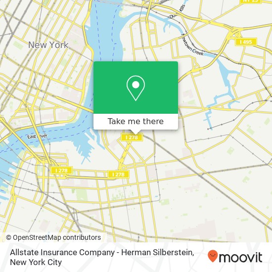 Allstate Insurance Company - Herman Silberstein map