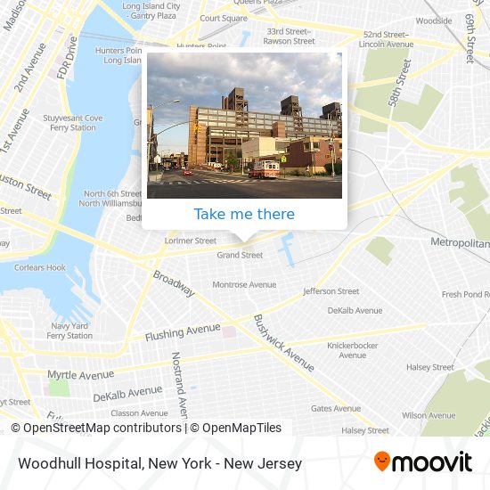 Mapa de Woodhull Hospital