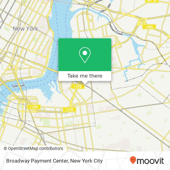 Mapa de Broadway Payment Center