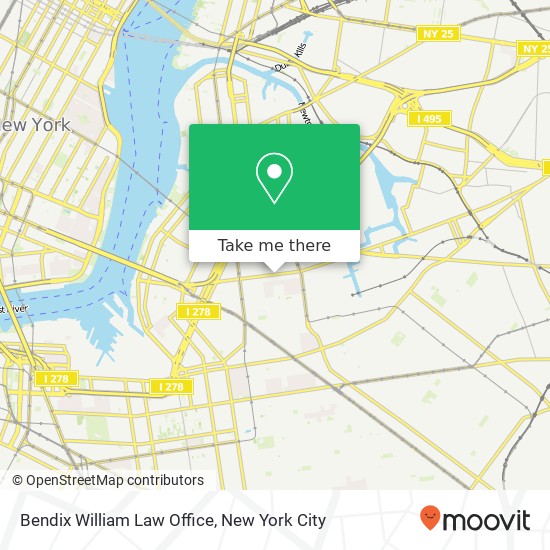 Mapa de Bendix William Law Office