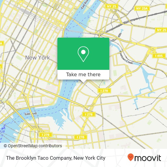 Mapa de The Brooklyn Taco Company