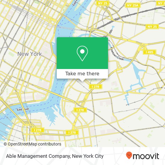 Able Management Company map